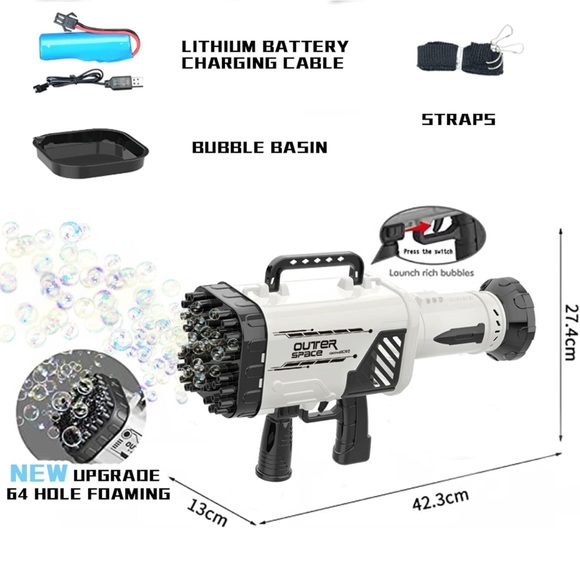 In box NEW 64 hole bubble gum kit - black brand new unopened box - Picture 2 of 3